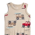 thumbnail image 2 of Wonder Nation Baby Boys' Print Tank Romper, Sizes 0M-24M, 2 of 3