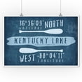 thumbnail image 2 of Land Between the Lakes, Kentucky, Lake Essentials, Latitude and Longitude (9x12 Wall Art Print, Home Decor), 2 of 3