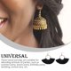 thumbnail image 5 of Sonducket 1 par de pendientes de borla bohemios llamativos, colgantes de oreja en forma de abanico, joyería exagerada hecha a mano, accesorio de Type3 NO3, 5 of 6