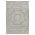 thumbnail image 2 of (3 pack) Mainstays 5’ x 7’ Woven Gray MedallionOutdoor Rug, 2 of 8