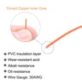 thumbnail image 3 of Uxcell 2 Count Wire Polyvinyl Chloride Hookup Wire, Copper Wire with Spool for Internal Connecting Wire Orange 30AWG,30m, 3 of 7