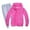 Rose Chaud, variante sur WEAIXIMIUNG Articles pour Bébé pour Enfant Tout-Petit Garçons Filles Manches Longues Imprimés Chandail à Capuchon Chaud Chandail Hauts Pantalons Tenues pour Enfants Survêtement