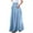 Sky Blue, variant on Utoimkio Women's Ruched Ruffle High Elastic Waist Midi Skirt Casual A Line Zipper Pleated Skirts