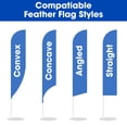 thumbnail image 6 of InstaHibit 10 Pack 11ft Feather Flag Pole Kit with 20" Ground Spike Flag Base, 6 of 9