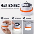 thumbnail image 5 of Solar Powered Telescopic Camping Light with Magnetic Base, USB Rechargeable LED Lantern for Outdoor Emergency, Hiking, Tent, Power Outage, 5 of 6