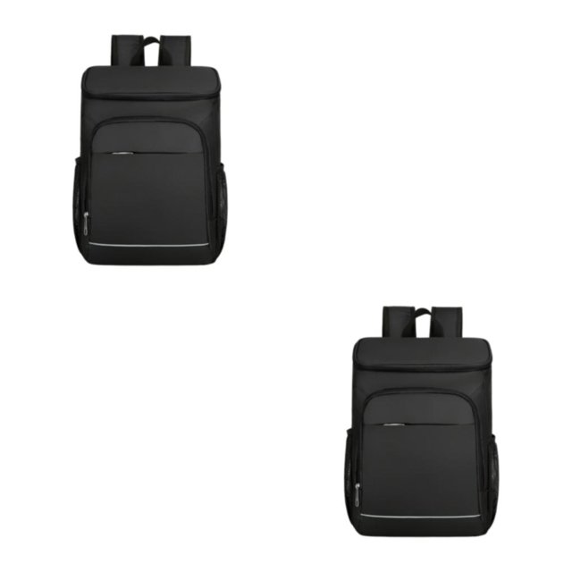 Dalazy Easy To Clean Lunch Backpack Maintenance For Busy Individuals Thermal Bag Black 2Set