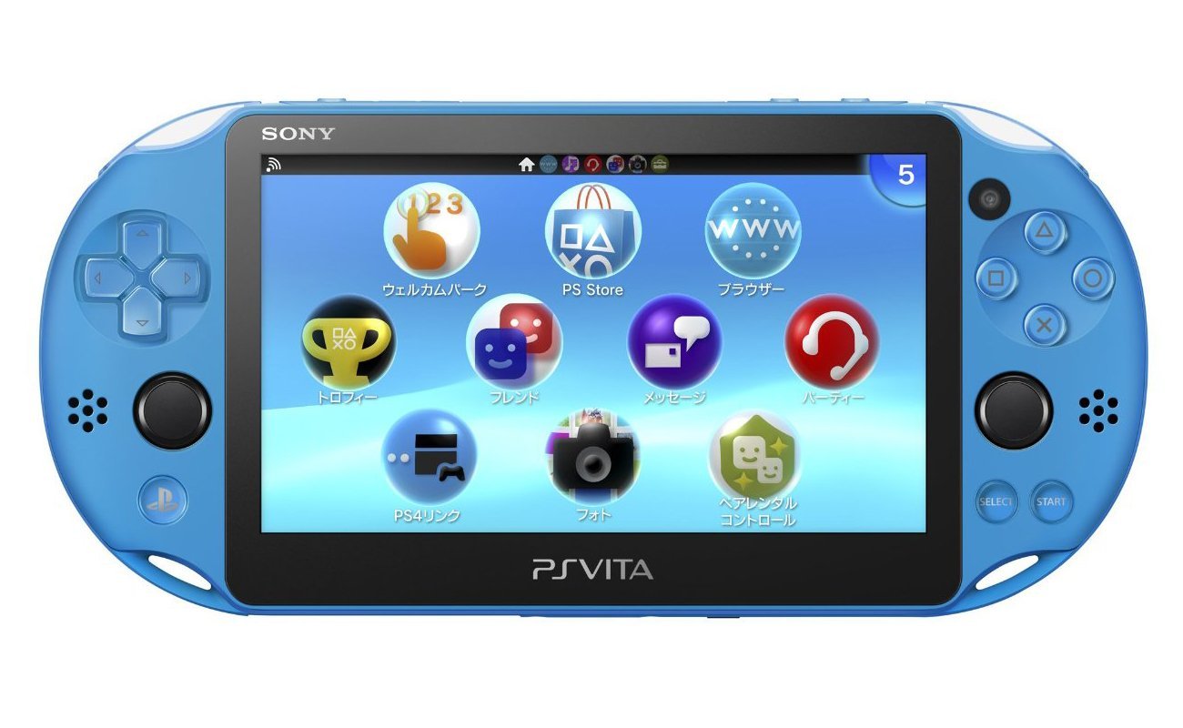 PlayStation Vita Wi-Fi model Aqua Blue (PCH-2000ZA23) Japanese Ver. Japan  Import