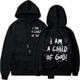 thumbnail image 6 of Christian Sweatshirts for Women "I Am A Child Of God" Hoodie Teen Girls Long Sleeve Pullover Tops Y2K Streetwear Christian Gifts, Size XL, 6 of 6