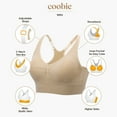 thumbnail image 5 of Coobie Women's Seamless Fusion Racerback Sports Bra 9093,Light Nude,One Size, 5 of 8