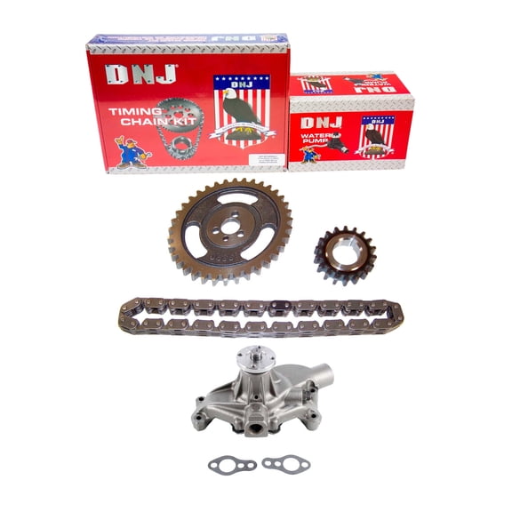DNJ TK3100AWP Timing Chain Kit with Water Pump Fits Cars & Trucks 81-82 Chevrolet 5.7L V8 OHV