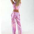 thumbnail image 4 of Women's Metallic Outfits 2 Piece Shiny Sets Shinny Sleeveless High Neck Crop Top High Waist Sweatpants Holographic Jogger Hip Hop 2PCS Clubwear Matching Sets for Party, 4 of 6