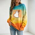 thumbnail image 5 of qafoshin Halloween Sweatshirts for Women Oversized Crew Neck Long Sleeve Printed Shirts Cute Pullover Plus Size Tops, 5 of 5
