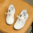 thumbnail image 5 of Kushyshoo Kids Sneakers White Running Tennis Athletic Shoes for Girls Size 3 (Gig Kid), 5 of 7