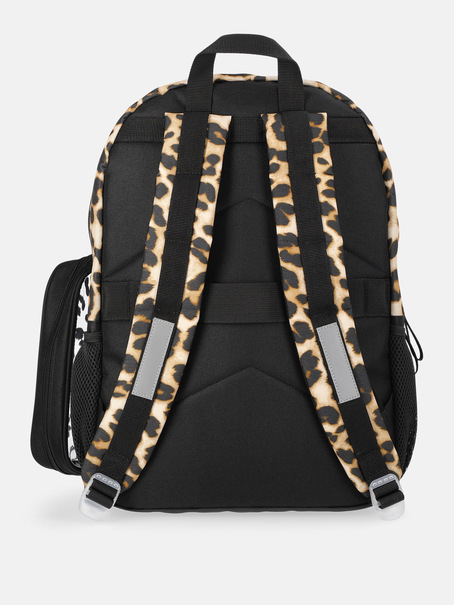 Wonder Nation Kids’ Leopard Print 17" Backpack, Lunch Tote and Pouch Set, 3-Piece