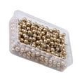 thumbnail image 2 of relayinert Plastic Pin Durable And Thumbtacks For Bulletin Board Multiple Color Specifications Can Be Chosen In Will KC Gold 6*17m-200pieces/box 1Set, 2 of 6