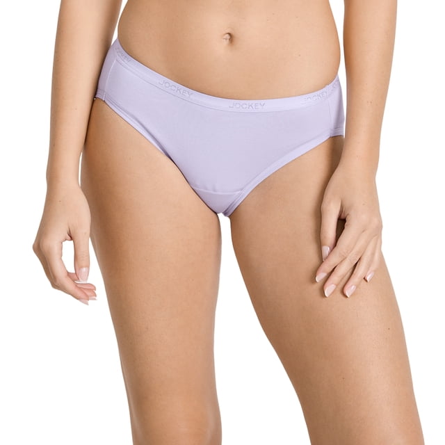 Jockey Bikini en Coton Extensible Sans Souci pour Femmes, Absorption Modérée