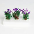 thumbnail image 2 of 3 piezas de flores en miniatura para maquetas de paisajes, materiales artificiales para arena Tulipán, 2 of 9