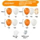thumbnail image 2 of Kit de arco de globos ADOINBY naranja y blanco con 140 globos, 2 of 7