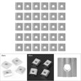 thumbnail image 1 of Corrosion Resistant Rust Resistant Nut, Silver Fasteners, for Wood Tools M6, 1 of 7