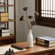 thumbnail image 5 of Jarrón de cerámica para flores | Jarrón blanco de 20 cm de alto para decoración del hogar | Jarrón de mesa minimalista moderno para sala de estar, dormitorio y oficina, 5 of 6