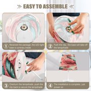 BZSMCE Table Lamp Creative Garden Whispers Pattern Simple Pattern Night Light