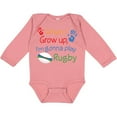 thumbnail image 3 of Inktastic Future Rugby Player Boys or Girls Long Sleeve Baby Bodysuit, 3 of 5