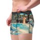 thumbnail image 2 of Fotbe Comic Airplane Cockpit Illustration Calzoncillos Tipo Boxer con Bolsa de Soporte Total para Hombre, X-Temp Fresco, Transpirable y de Secado Rápido-Small, 2 of 5