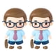 thumbnail image 1 of 2pcs Torta Toppers Padre Figurine Cupcake Toppers Día del padre Adornos de pastel, 1 of 5