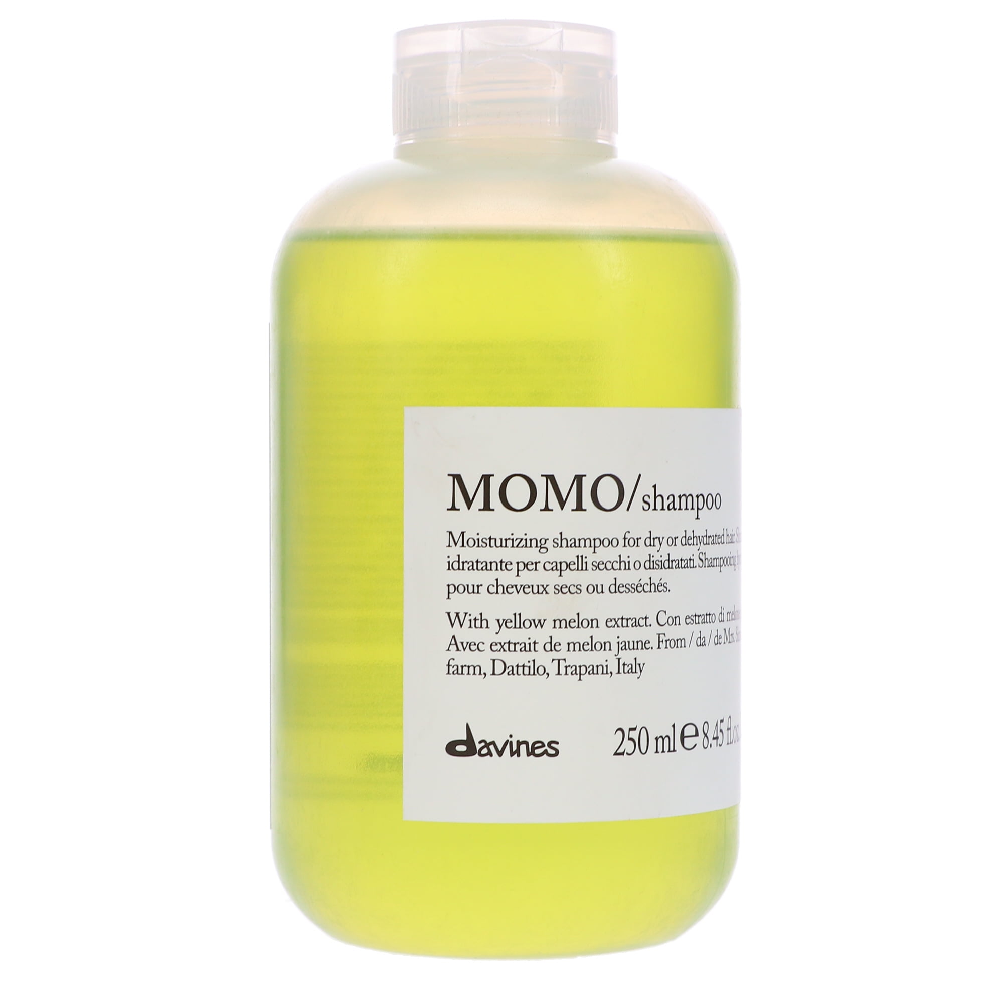 Davines MOMO Moisturizing Shampoo 8.45 oz for Dry and Damaged Hair