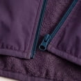 thumbnail image 6 of Mitankcoo Girls Hooded Lined Softshell Jacket Full Zip Windproof Outerwear with Pockets for Kids Outdoor Casual Coat 1-13Y, 6 of 7