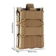 thumbnail image 5 of Bolsa militar táctica Molle caza militar Airsoft funda para pistola Rifle, 5 of 8