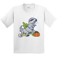 thumbnail image 3 of Inktastic Halloween Dinosaur Mummy Youth T-Shirt, 3 of 5