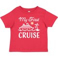 thumbnail image 3 of Inktastic My First Cruise with Cruise Ship and Palm Trees Boys or Girls Baby T-Shirt, 3 of 5