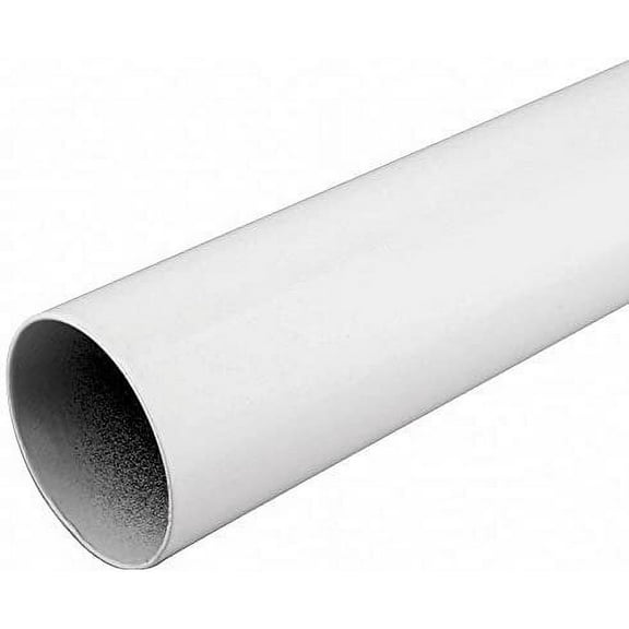 John Sterling Closet Pole, Heavy Duty, Steel, White, 72" Length In. Steel White 0018-6 - 1 Each