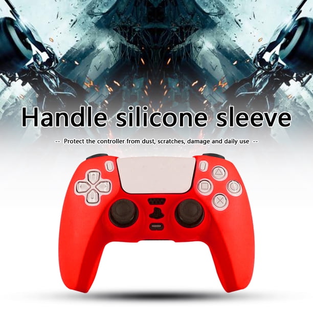 Estuche de agarre antideslizante Estuche de piel para joystick a prueba de polvo Accesorios para juegos (Rojo) Likrtyny Para estrenar