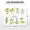thumbnail image 2 of Fotbe Herbs and Spices Alfombrilla de Secado para Cocina con Estampado, 18x24 Pulgadas, 2 of 7