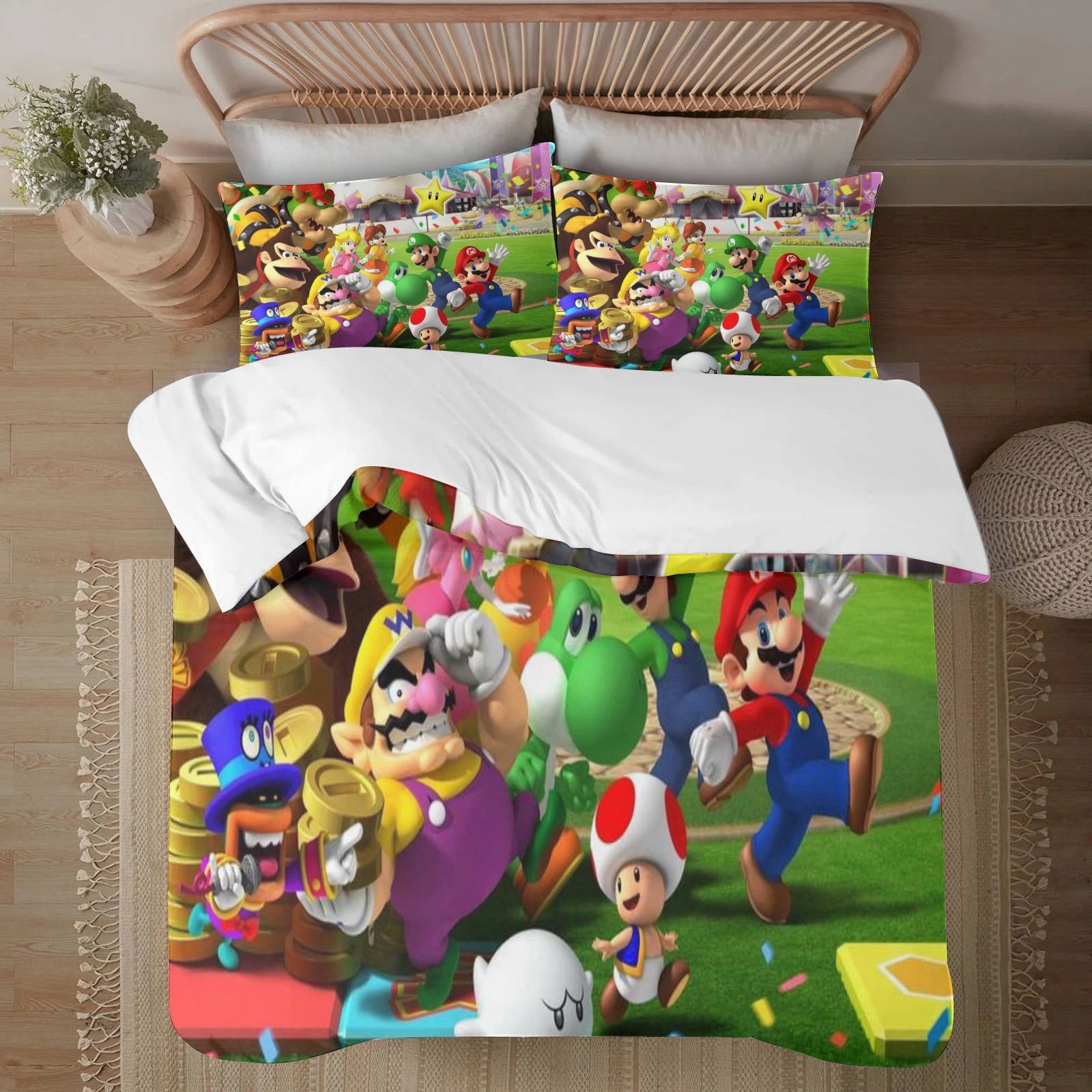 Franco Kids Super Soft Comforter, Sheet Set with Sham, 7 Piece