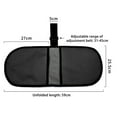 thumbnail image 6 of Naierhg Discus Storage Bag Oxford Cloth Large Capacity Adjustable Strap Sports Track And Field Shot Put Throwing Discus Carrier Shoulder Pouch Handbag, 6 of 8