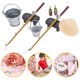 thumbnail image 2 of 1 conjunto de cañas de pesca en miniatura pequeños juguetes de pesca simulados juguetes de pesca al aire libre decoraciones de casas en miniatura, 2 of 7