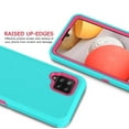 thumbnail image 4 of Galaxy A42 5G Cases, Sturdy Case for Galaxy A42 5G 6.6", Tekcoo Full-Body Heavy Duty Armor Hard Plastic & Shock Absorption Rubber Rugged Bumper 3-in-1 Case Cover -Mint, 4 of 7