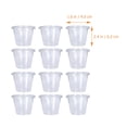 thumbnail image 2 of 100pcs Clear Plastic Sauce Cups Portion Cups Plastic Condiment Cups with Lids, 2 of 9