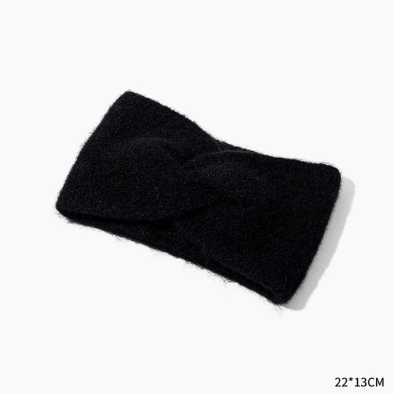 Winter Headbands for Women Ear Warmers, Knit Head Bands Ear Warmers for Women Winter Accessories, Black