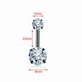 thumbnail image 6 of Racing Butterfly Heart Belly Button Ring Navel Piercing Ring Stainless Steel Belly Piercing Ring, 6 of 8