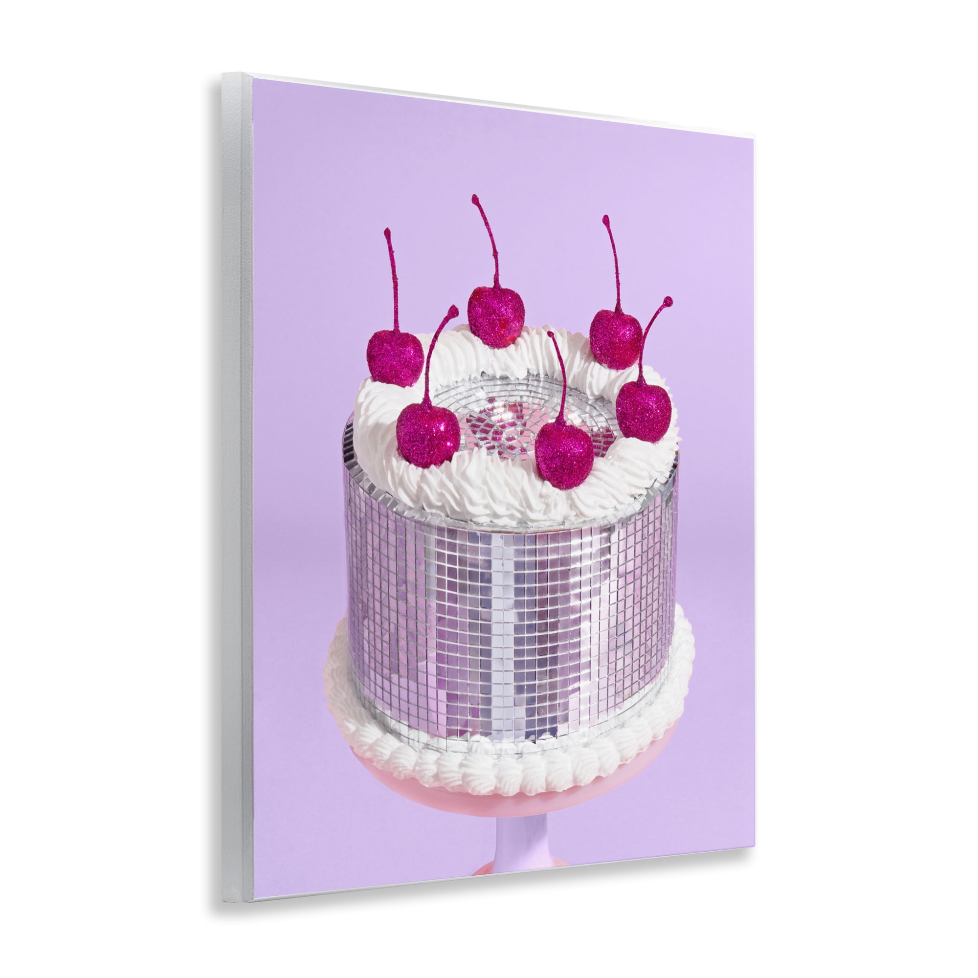 Stupell Industries Gleaming Disco Cake Wall Plaque Art, design by LISH Creative