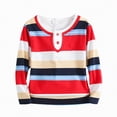 thumbnail image 4 of HCNTES Teen Boys Long Sleeve Polo Shirts 2-15Years Casual School Uniform Spring Fall Outfits(Watermelon Red,4-5 Years), 4 of 4