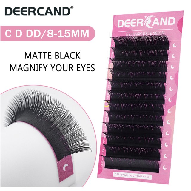 DEERCAND cilia 0.05/0.07 De Maquillaje personal En Forma De Látigo artificial Son Naturalmente Suaves