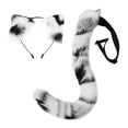 thumbnail image 1 of Conjunto de orejas y cola de animales, banda para el pelo, accesorios para disfraces de Halloween para club nocturno, 1 of 8