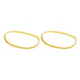thumbnail image 4 of Saw Wheel Tires, Uniform Thickness Optimal Blade Tracking Saw Tire Replacement 2PCS Yellow Non Slip  For 8in Bandsaw Wheels, 4 of 8