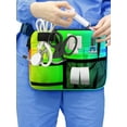 Black Women Nursing Organizer Belt Bags Medical Pack Multi Compartment