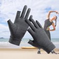 thumbnail image 4 of Guantes de ciclismo de medio dedo, guantes de pesca de malla, accesorios (232 gris oscuro), 4 of 5